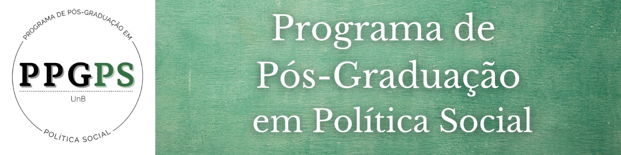 Programa de Pós Graduação em Política Social - PPGPS